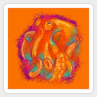 Colorful Octo Sticker